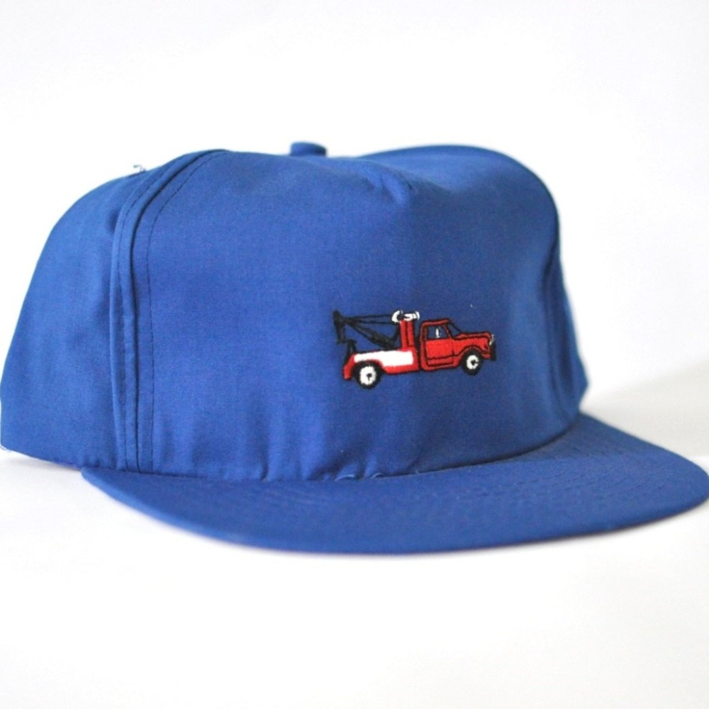 Vintage Baseball Cap Tow Truck Snapback 90s 80s Gem